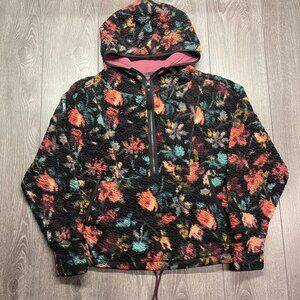 Prana Polar Escape Jacket Medium Fleece Hooded Half‎ Zip